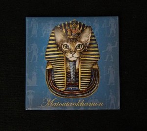 Magnet/Pin Cat Tutankhamen