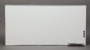 【アイリスオーヤマ　オフィス収納・用品　オフィス家具】　アルミホワイトボード (ホワイト)