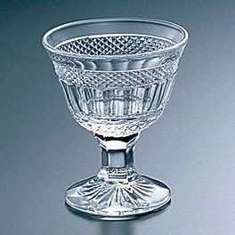 アデリア 庄内クラフト  馬上杯 高杯 クリスタルガラス 日本製 F70193