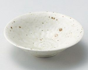 白いらぼ5.5平鉢【日本製　美濃焼】