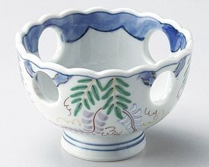 藤の花小鉢【日本製　美濃焼】