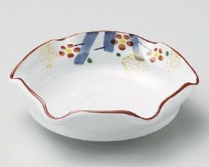 Mino ware Side Dish Bowl Red Plum Made in Japan