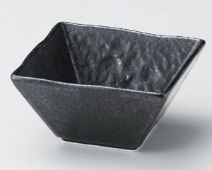 黒水晶しおり小鉢【日本製　美濃焼】