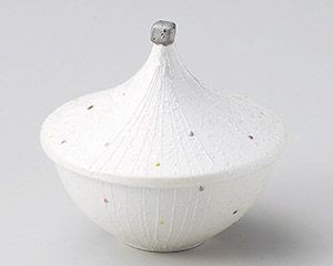 パール傘形円菓子碗【日本製　美濃焼】