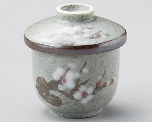 益子桜小むし碗【日本製　美濃焼】