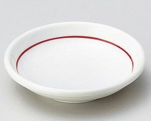 赤ライン3.0皿【日本製　美濃焼】
