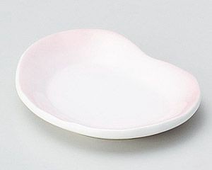 ピンク吹小皿【日本製　美濃焼】