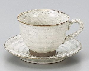 Mino ware Cup & Saucer Set Made in Japan