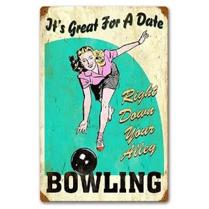 【スティールサイン】【etc.】Great for Date Bowling PT-PTS-441