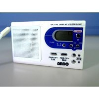 ANDO 時計付きおさんぽラジオ R13-824