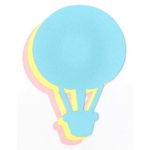 【Paper Intelligence/ペーパーインテリジェンス】ペーパーパーツ　ダイカットペーパー葉書サイズ　気球M