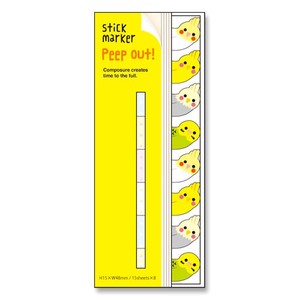 【stick marker collection】スティックマーカー スティックマーカー 付箋紙 ピープインコ