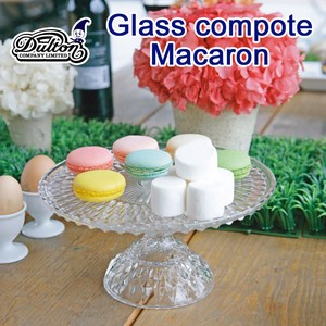 GLASS COMPOTE ""Macaron""