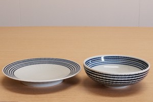 【波佐見焼】藍駒　5寸皿／丸小鉢