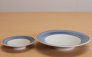 【波佐見焼】藍駒　小皿／6寸皿