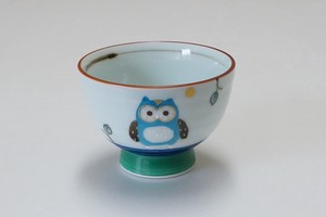Hasami ware Cup Owl Lucky Charm Owls Made in Japan
