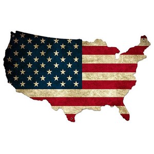 【スティールサイン】【etc.】USA United States Flag PT-PS-219