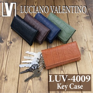 ★LUV-4009★新色登場★Luciano Valentino ﾙﾁｱｰﾉﾊﾞﾚﾝﾁﾉ　ﾏｯﾄﾉﾎﾞ  6連 キーケース