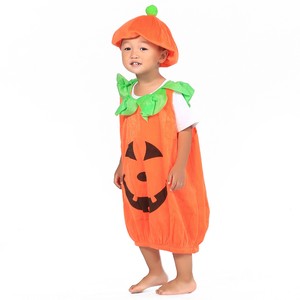FJK パンプキン（かぼちゃ衣装） 帽子セット 幼児サイズ