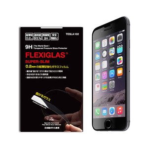 【iPhone6s Plus/6 plus フィルム】強化ガラスフィルム フレキシーグラス スーパースリム