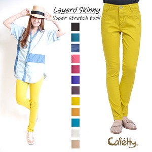 Full-Length Pant cafetty Layered Skinny Pants