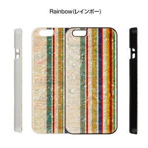 【■iPhone6s/6 ケース】 天然貝ケース Rainbow(レインボウ）