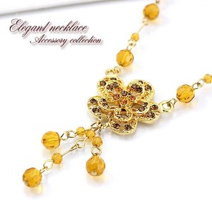 Gold Chain Necklace Orange
