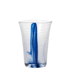 《日本製》泡立ちぐらす　山　ビヤーグラス(藍流し)【ビールグラス】【酒】