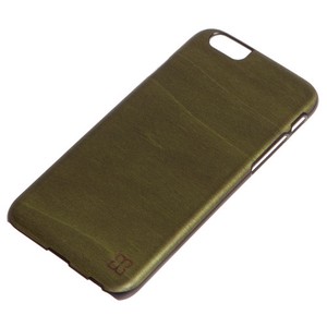 【■iPhone6s/6 ケース】 天然木ケース Green Tea（グリーンティー）ブラックフレーム