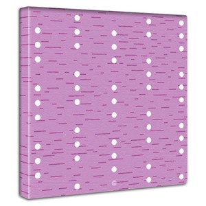紫色の水玉モチーフ・インテリアパネル(pat-0110)