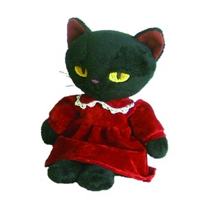 【ミヌー】ぬいぐるみ(S)赤ドレス　猫