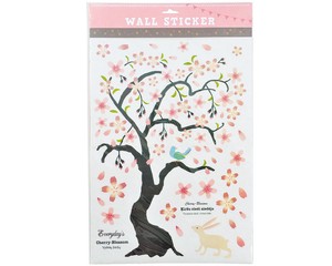 Wall Sticker Sticker Rabbit Blossom Sakura