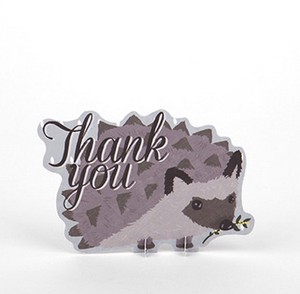 Greeting Card Hedgehog Animal Ornaments