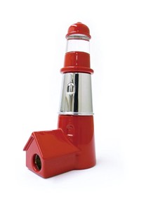 【World Glory】赤い灯台！？鉛筆削り＆クリップホルダーです『マグネティック ライトハウス』