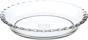 【iwaki】耐熱ガラス　ふち飾り皿