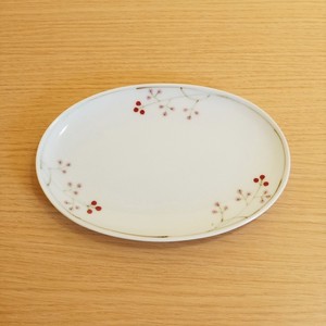 Hasami ware Plate Red