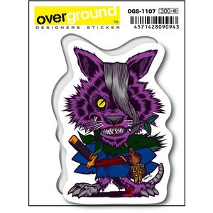 OGS-1107 / Flyace Graphics / ZOMBIE CAT （アーティストグッズ、イラストレーターステッカー）