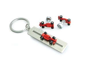 Tie Clip/Cufflink Key Chain Set