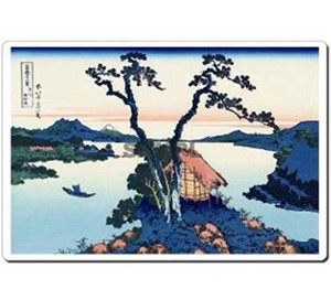 日本 (Japan) 浮世絵 (Ukiyoe) マウスパッド (Mausupad) 4028 葛飾北斎 - 信州諏訪湖