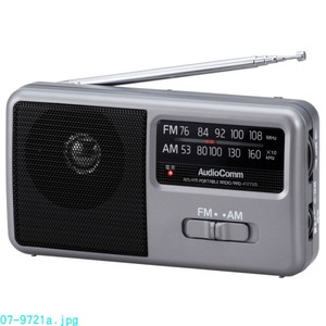 AM／FMポータブルラジオRAD−F1771
