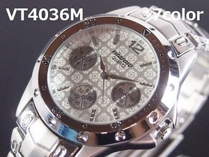 VITAROSOメンズ腕時計　メタルウォッチ　日本ムメーカーーブメント　クロノデザイン