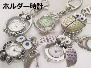 VITAROSOホルダー時計　ふくろうデザイン　日本メーカームーブメント