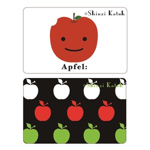 SEAL-DO Stickers Apple 2-pcs Made in Japan