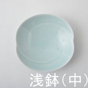 白山陶器　ともえ　浅鉢中　青白釉　波佐見焼　日本製
