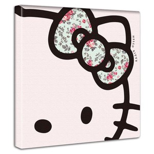 【ハローキティ】キティちゃんのファブリックパネル インテリア　アート　雑貨