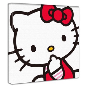 【ハローキティ】キティちゃんのファブリックパネル インテリア　アート　雑貨
