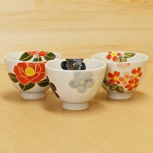 波佐見焼 四季 茶碗 お茶碗 椿 梅 桜 飯碗 陶碗 日本製 陶器