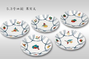 Kutani ware Main Plate Assortment 5.2-go