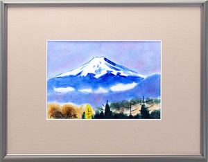 Kutani ware Picture Frame Mount Fuji