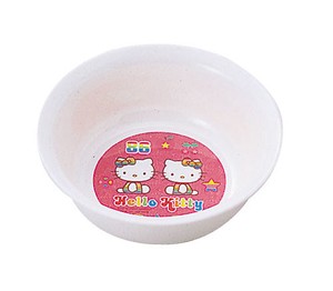 メラミンお子様食器「レインボーキティ」　丸小鉢　MC−35